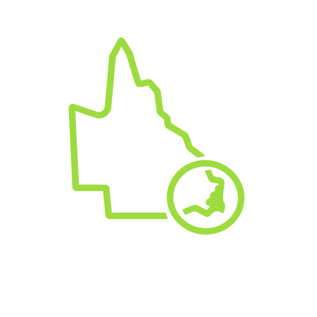 Map Of Queensland Icon